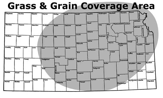 Grass & Grain coverage area